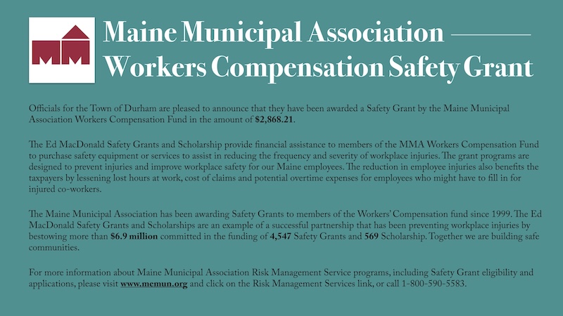 Press Release MMA Grant