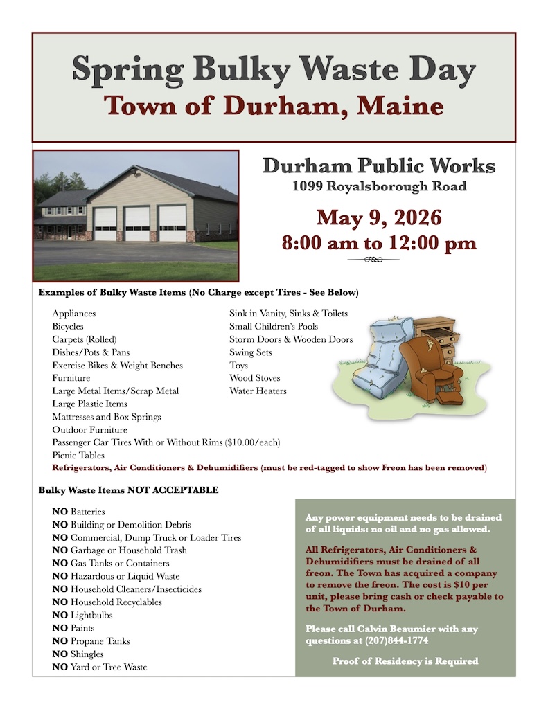 bulky waste flyer